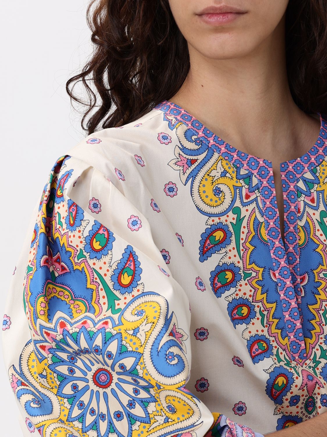 Paisley blouse - White