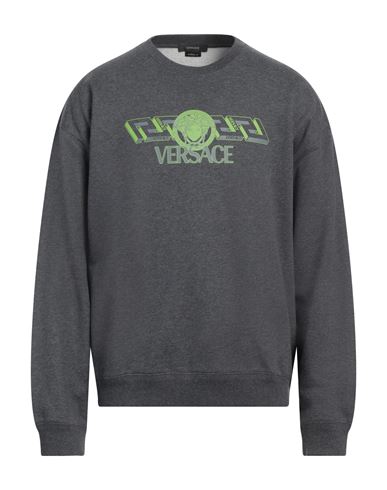 Man Sweatshirt Grey Size L Cotton
