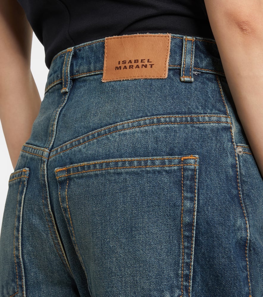 Dromie mid-rise straight jeans