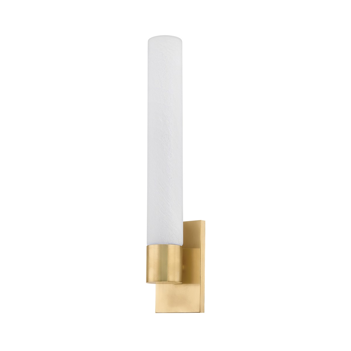 Vintage Brass LED Wall Sconce from the Balerma Collection