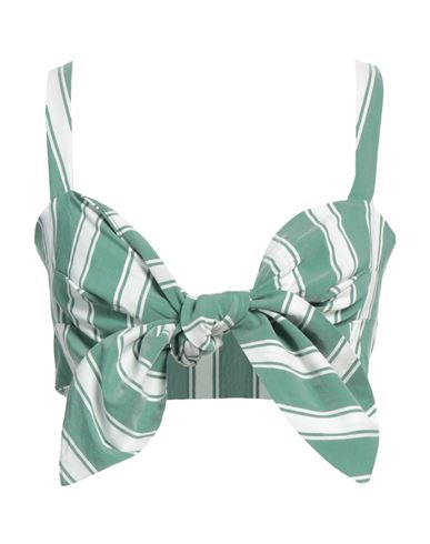 Lavi Woman Top Green Size S Viscose, Polyamide, Elastane