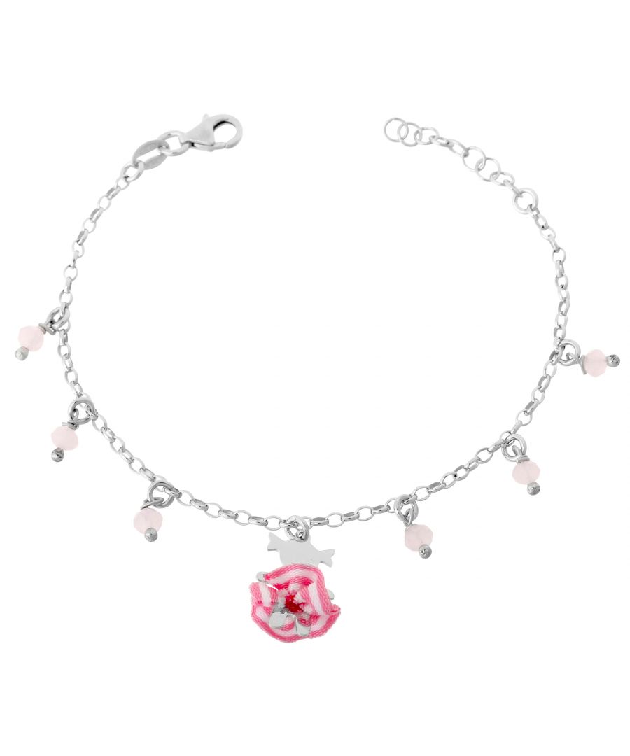 Orphelia Childrens Unisex 'Cute' Child's 925 Sterling Silver Set: Bracelet + Earrings - SET-7133 - One