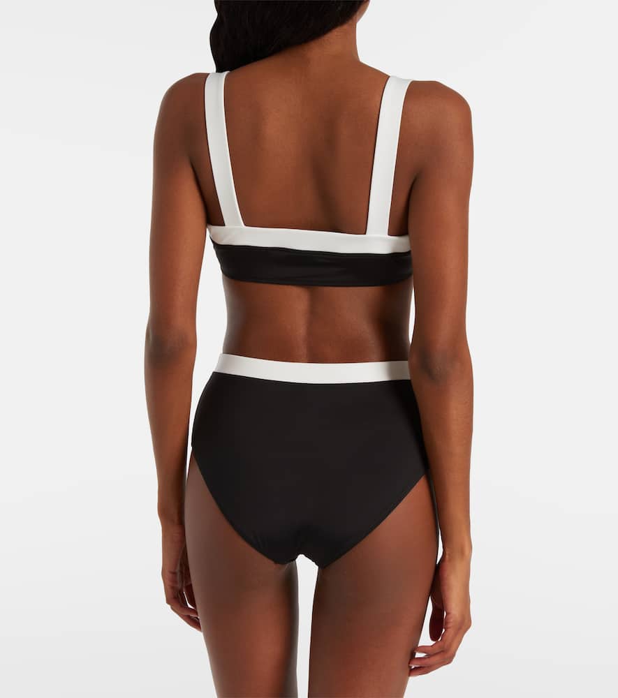 Devon high-rise bikini bottoms