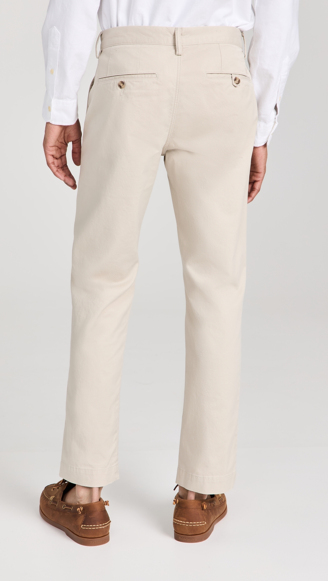 Straight Fit Washed Stretch Chino Pants Classic Stone