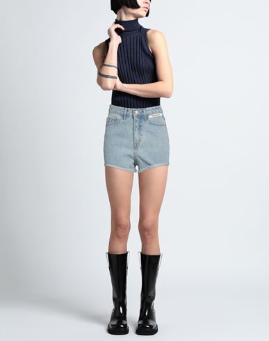 Woman Denim shorts Blue Size L Cotton
