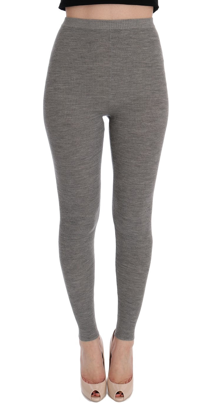 Cashmere Stretch Leggings — Gray