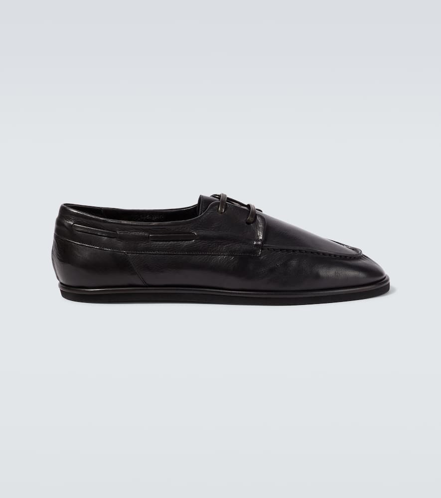 Leather Derby shoes