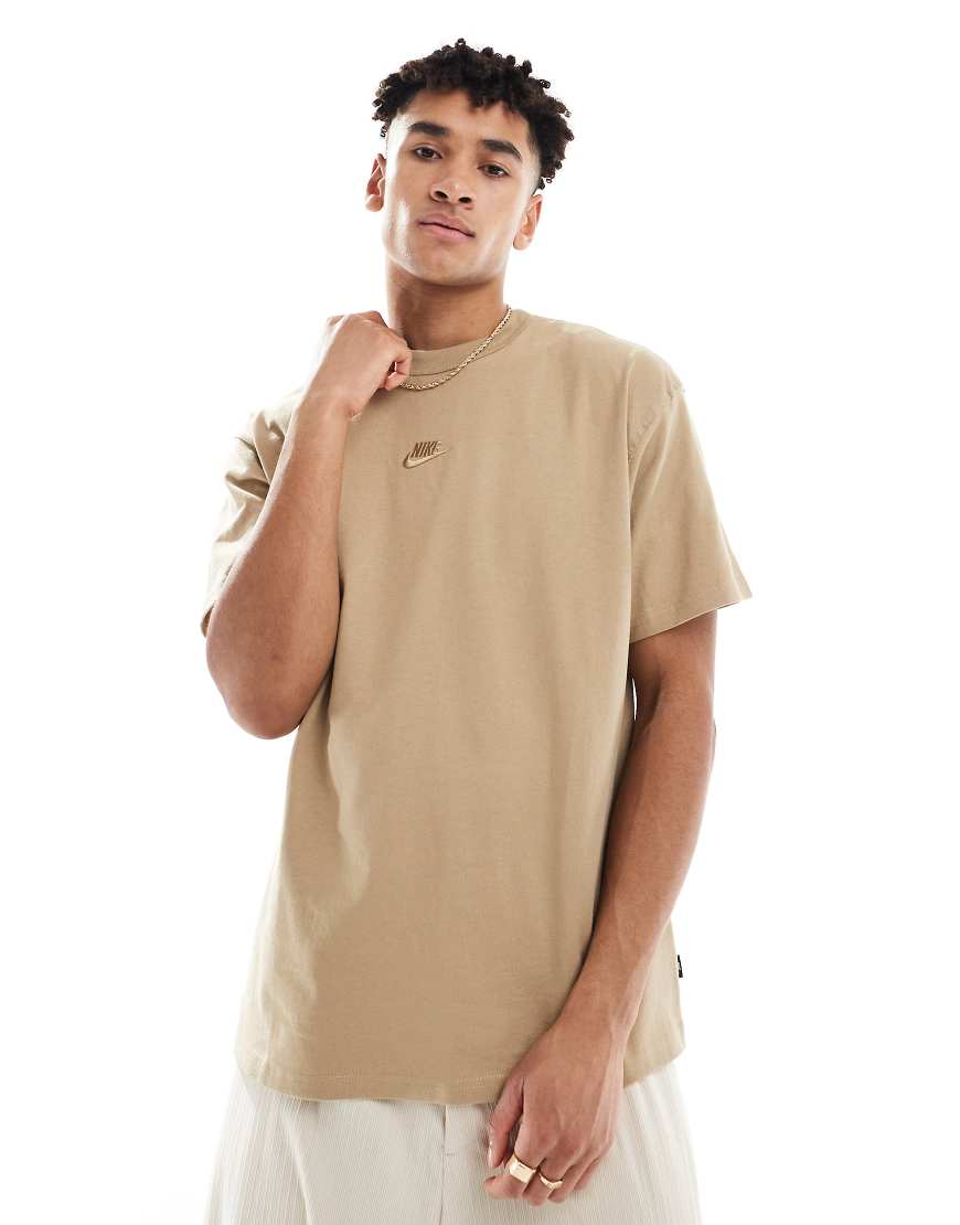 Premium Essential t-shirt in beige-Neutral