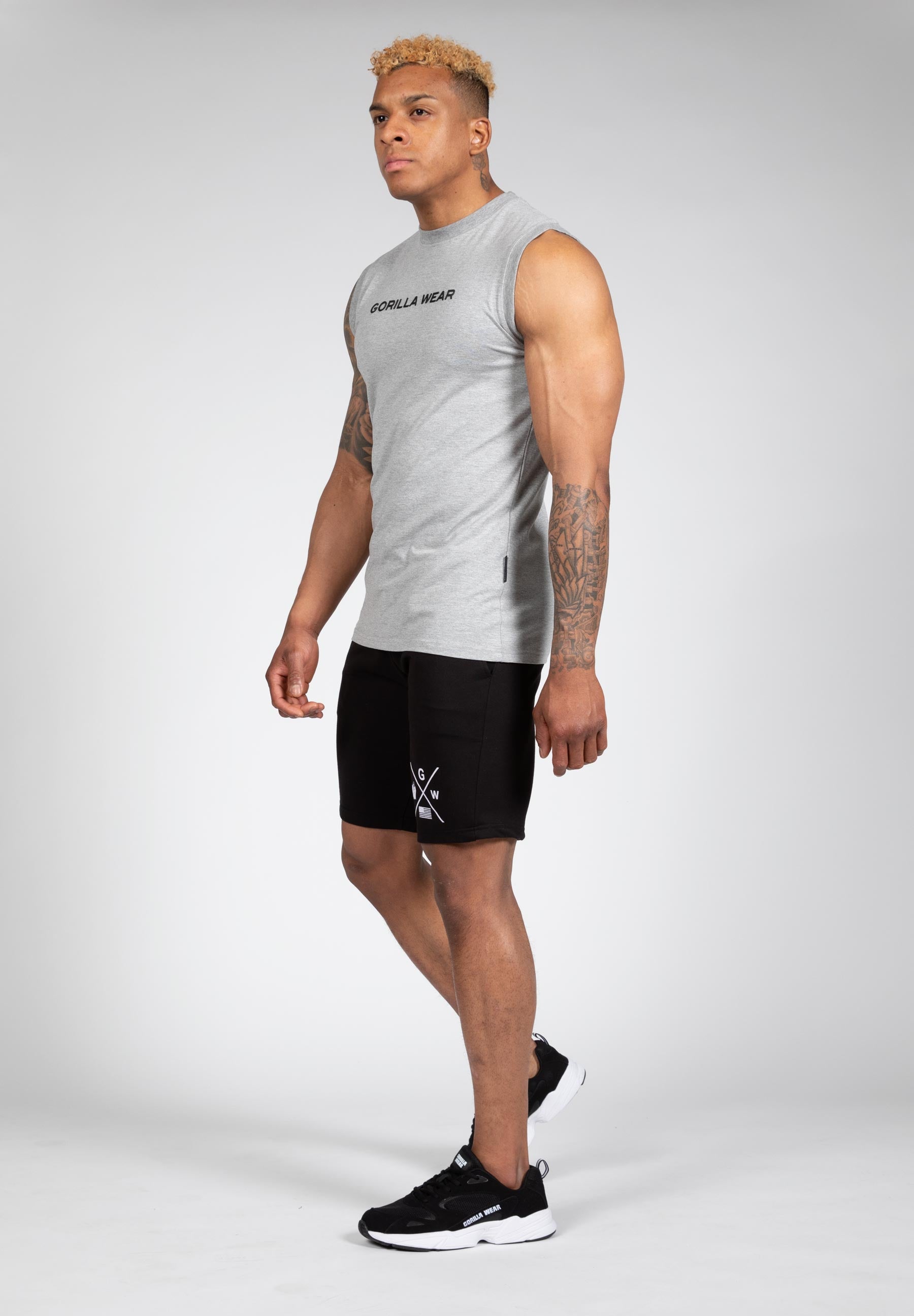 Sorrento Sleeveless T-Shirt - Gray