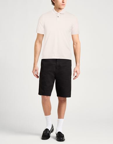 Man Polo shirt Light grey Size 36 Cotton