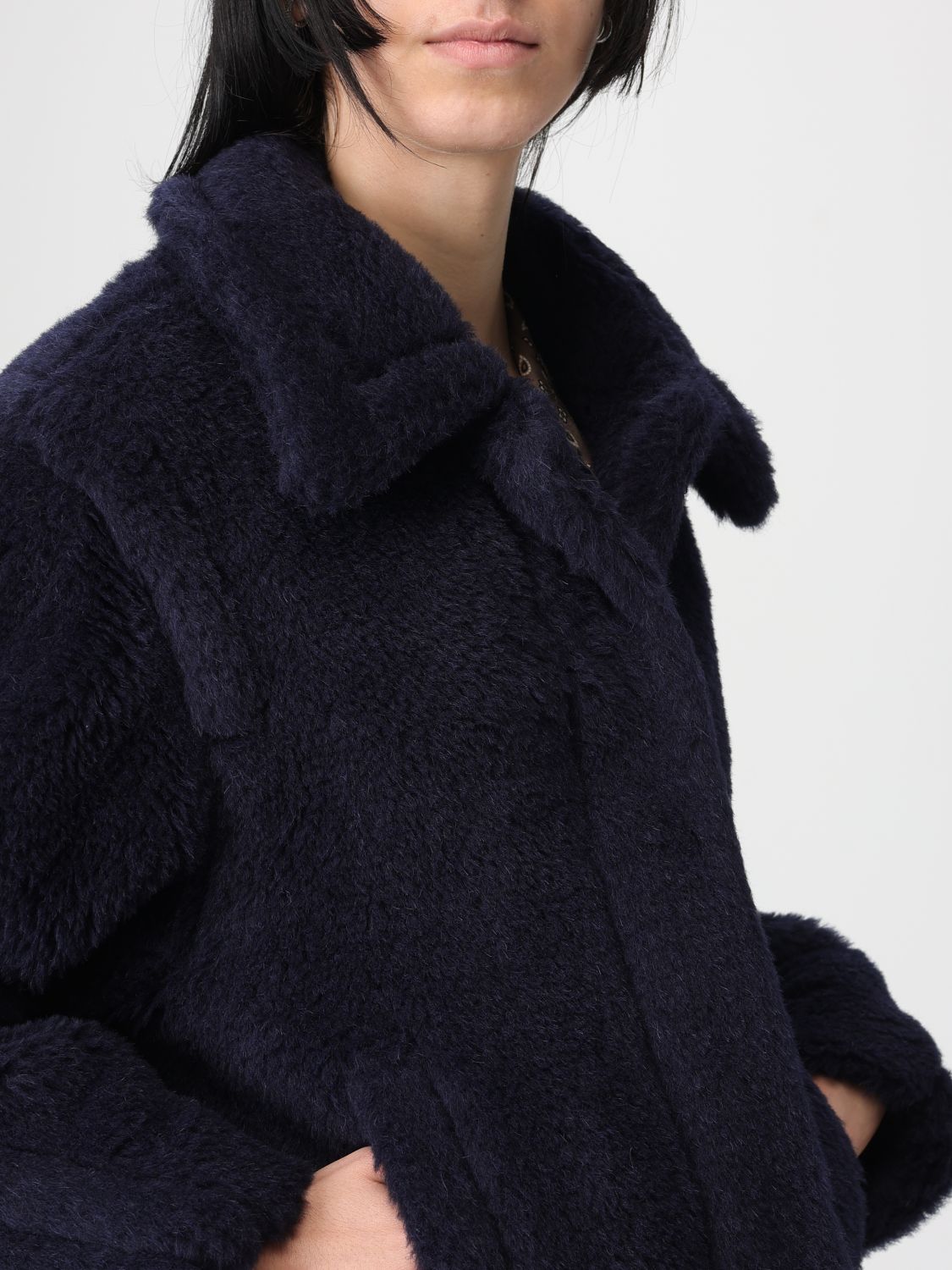 Coat Woman color Marine