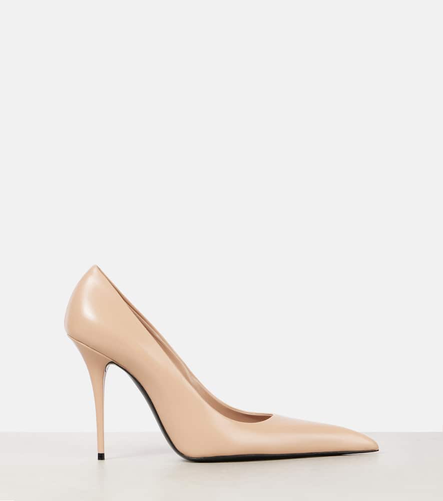 Saint Laurent Élysée 105 leather pumps