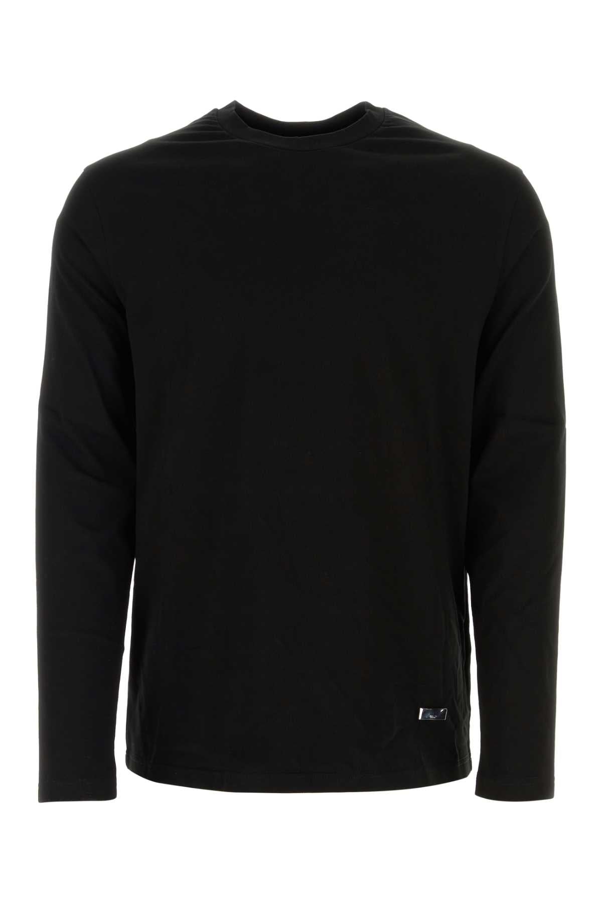 Cotton T-Shirt — Black