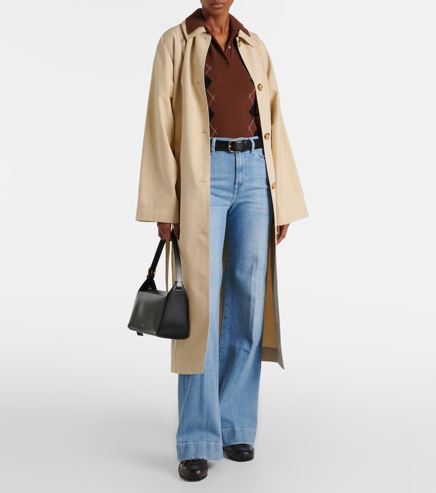 High-rise wide-leg jeans