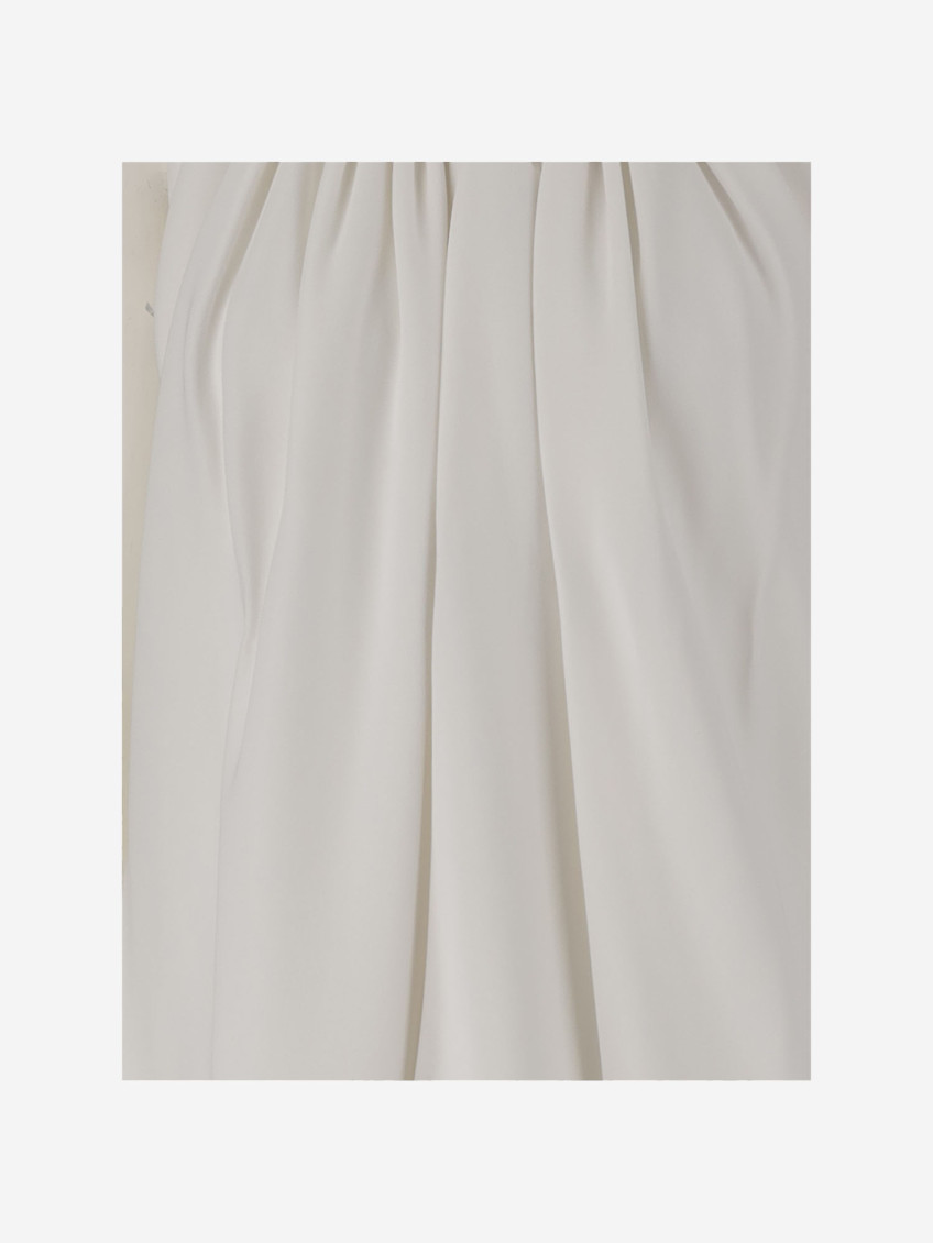 Long Viscose Mini Dress