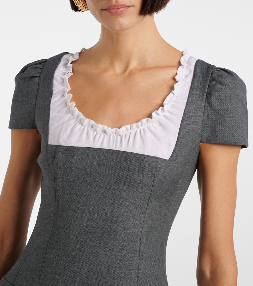 Ruffled minidress