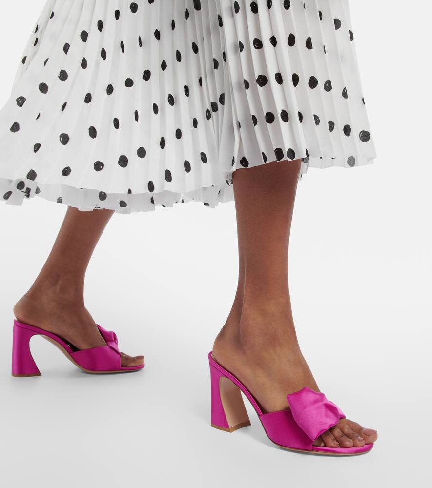 Rosie satin mules