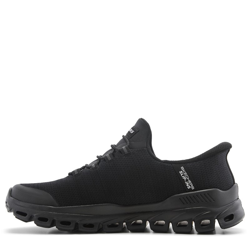 Men's Slip-Ins Glide-Step Zefyr Sneakers (Black/White)