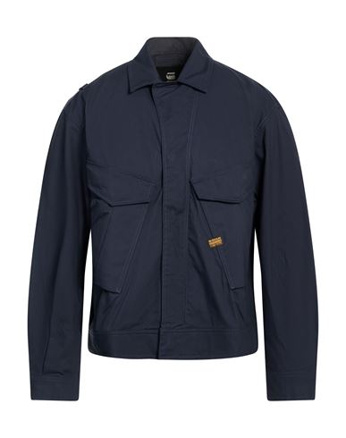 Man Jacket Navy Size M Cotton, Recycled cotton