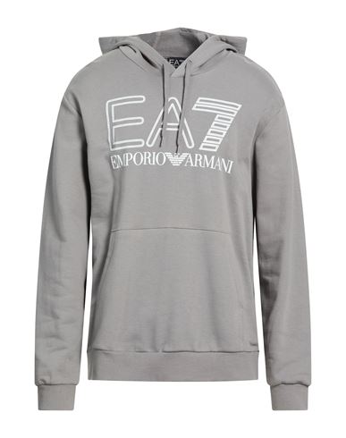 Man Sweatshirt Taupe Size 3XL Cotton, Elastane