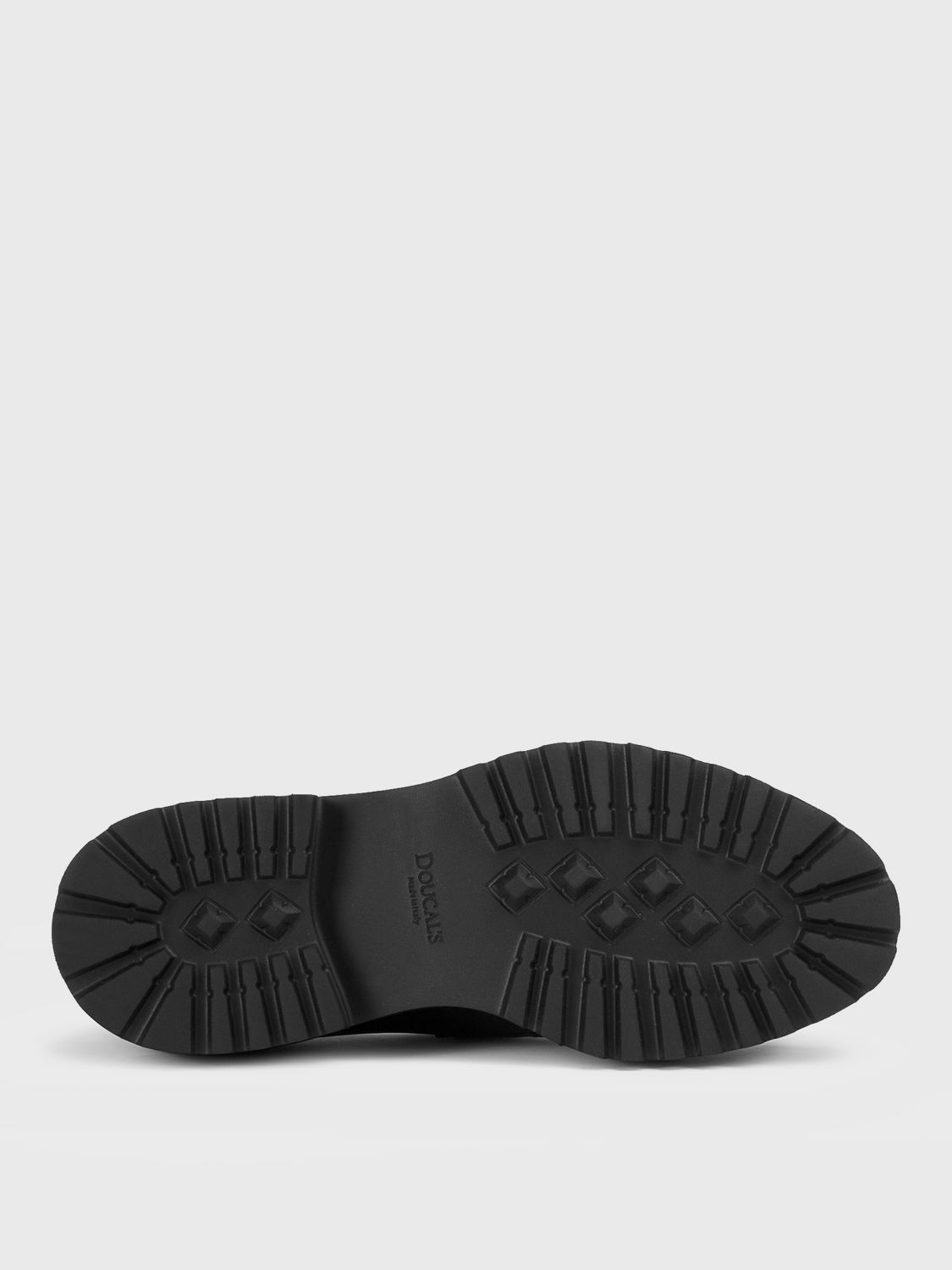 Ridged-sole detail loafers - Black