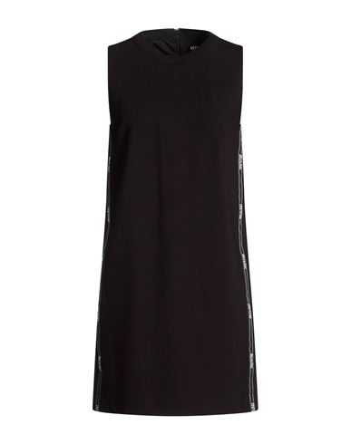 Woman Mini dress Black Size 4 Viscose, Polyamide, Elastane, Cotton