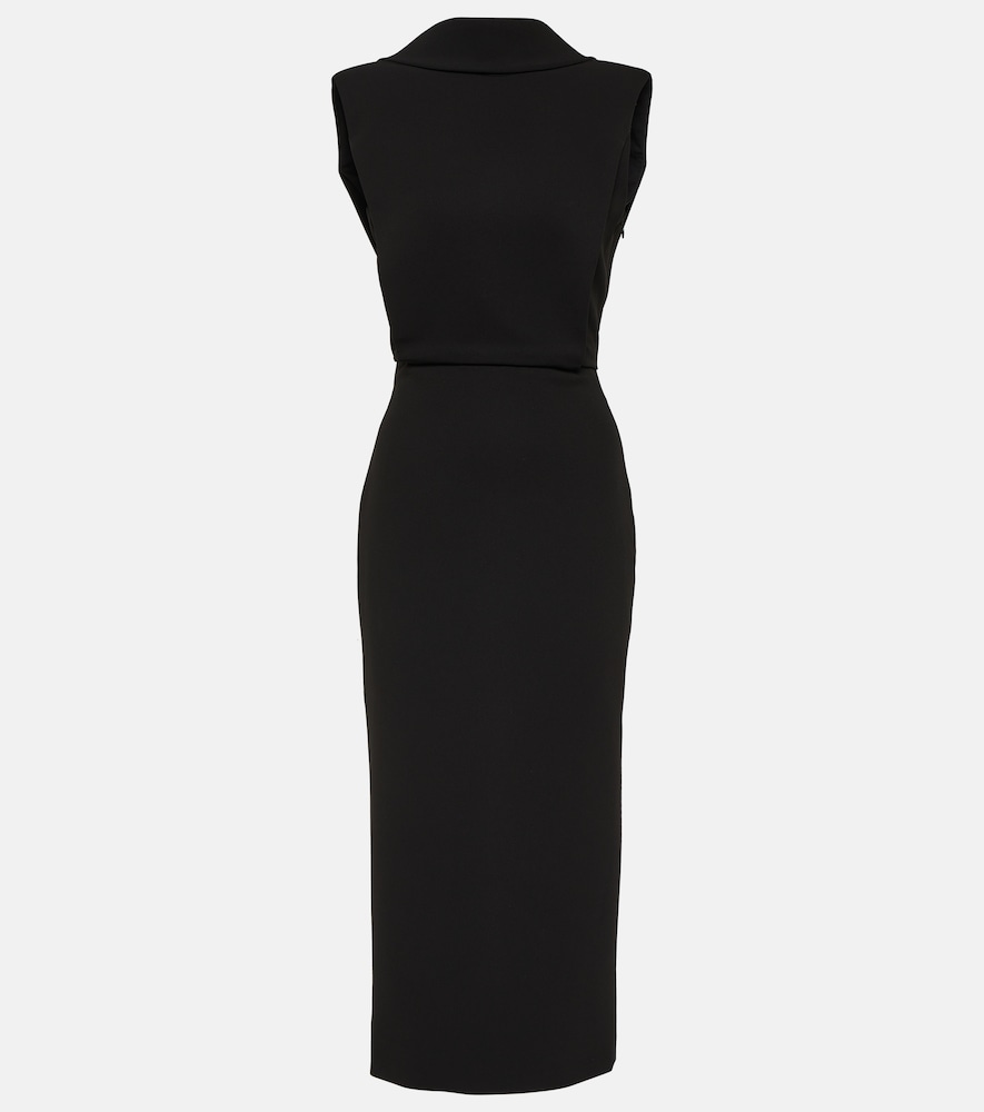 High neck cady midi dress