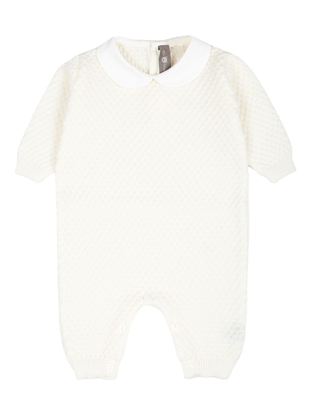 Wool romper - White