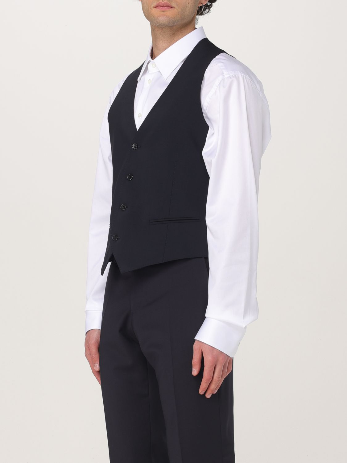 Wool waistcoat - Black