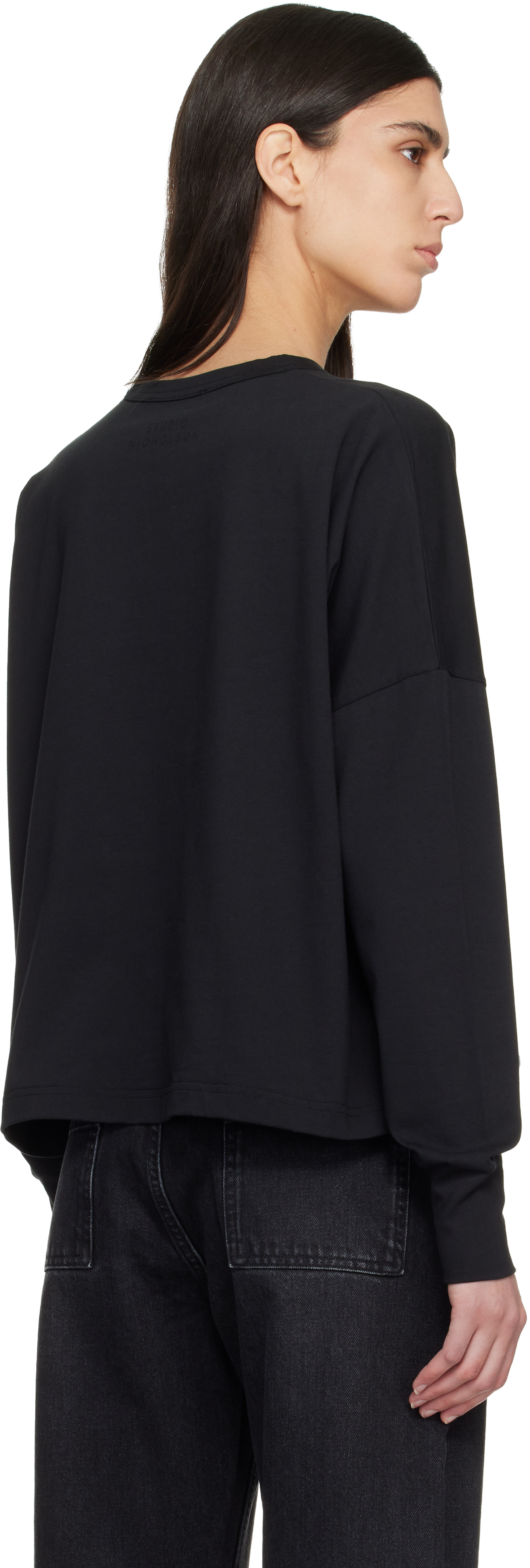 Black Loop Long Sleeve T-shirt