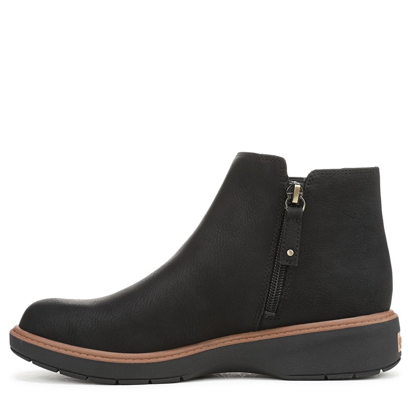 Women's Calm One Ankle Boots (Black Faux Leather)