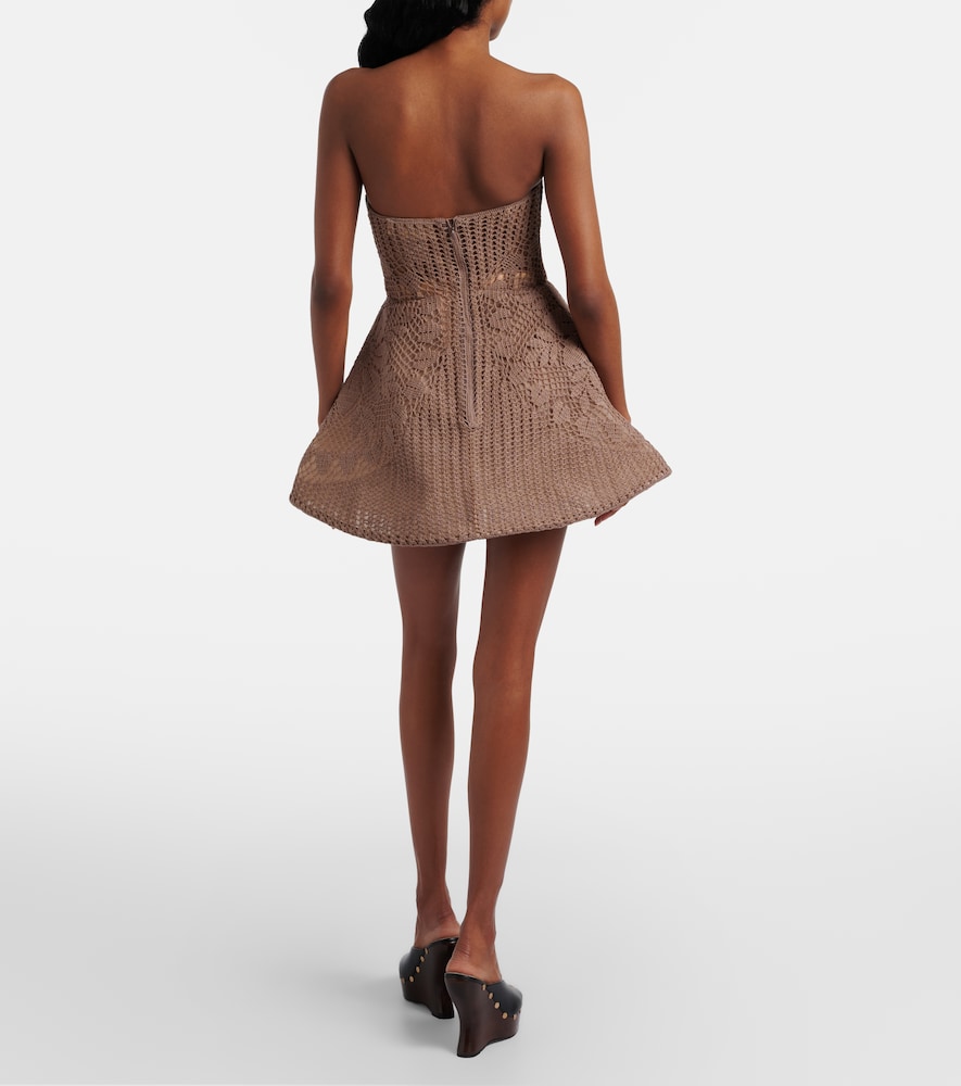 Crochet cotton corset dress
