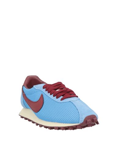 Woman Sneakers Sky blue Size 5.5 Leather, Textile fibers