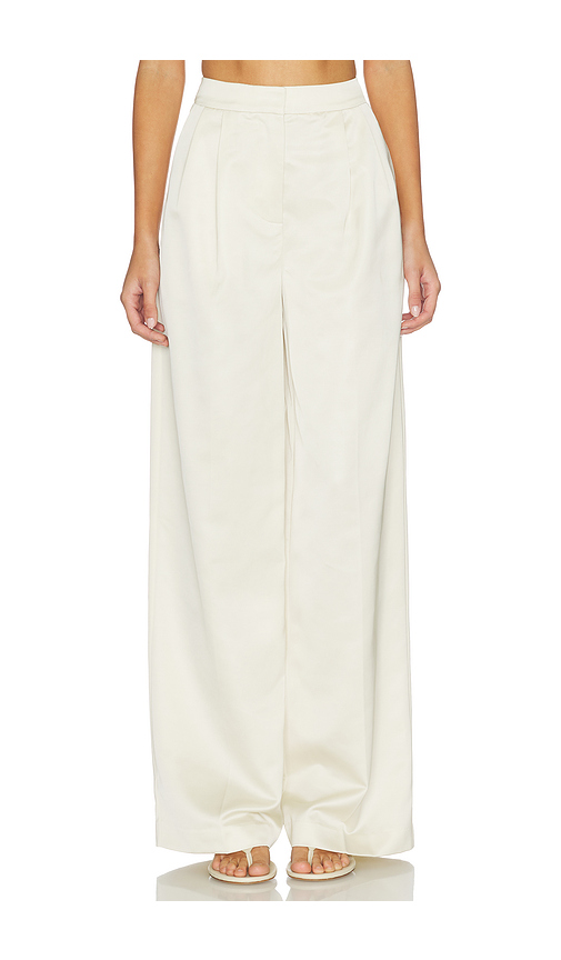 Lovers and Friends Denver Pant in Ivory. L. Also in XXS, XS