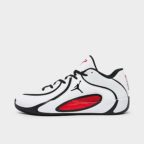 Men's Tatum 4 Basketball Shoes in White/University Red/Black