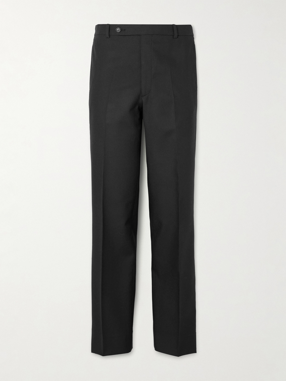Wide-Leg Linen Suit Trousers