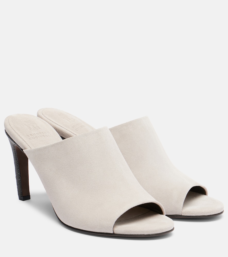 Monili suede mules