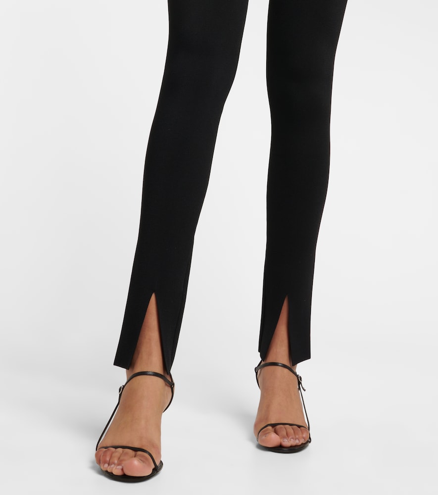 Victoria Beckham Body high-rise split-cuff leggings