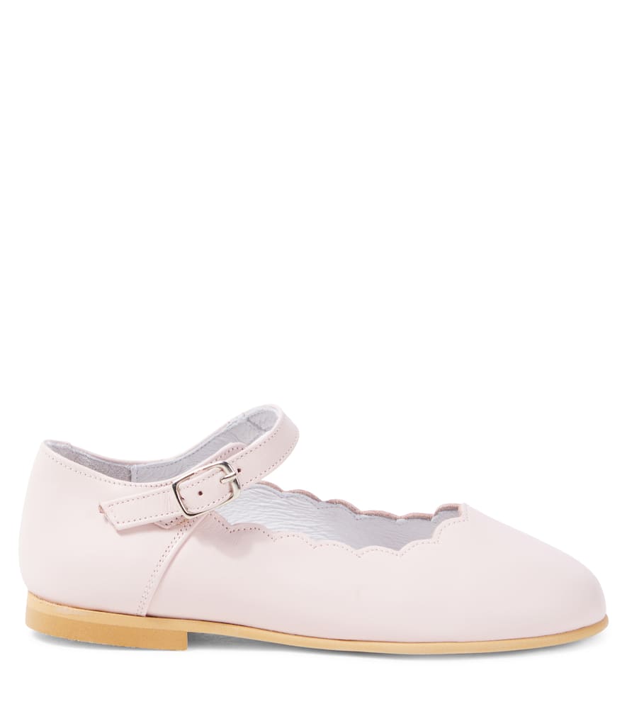 Leather Mary Jane flats