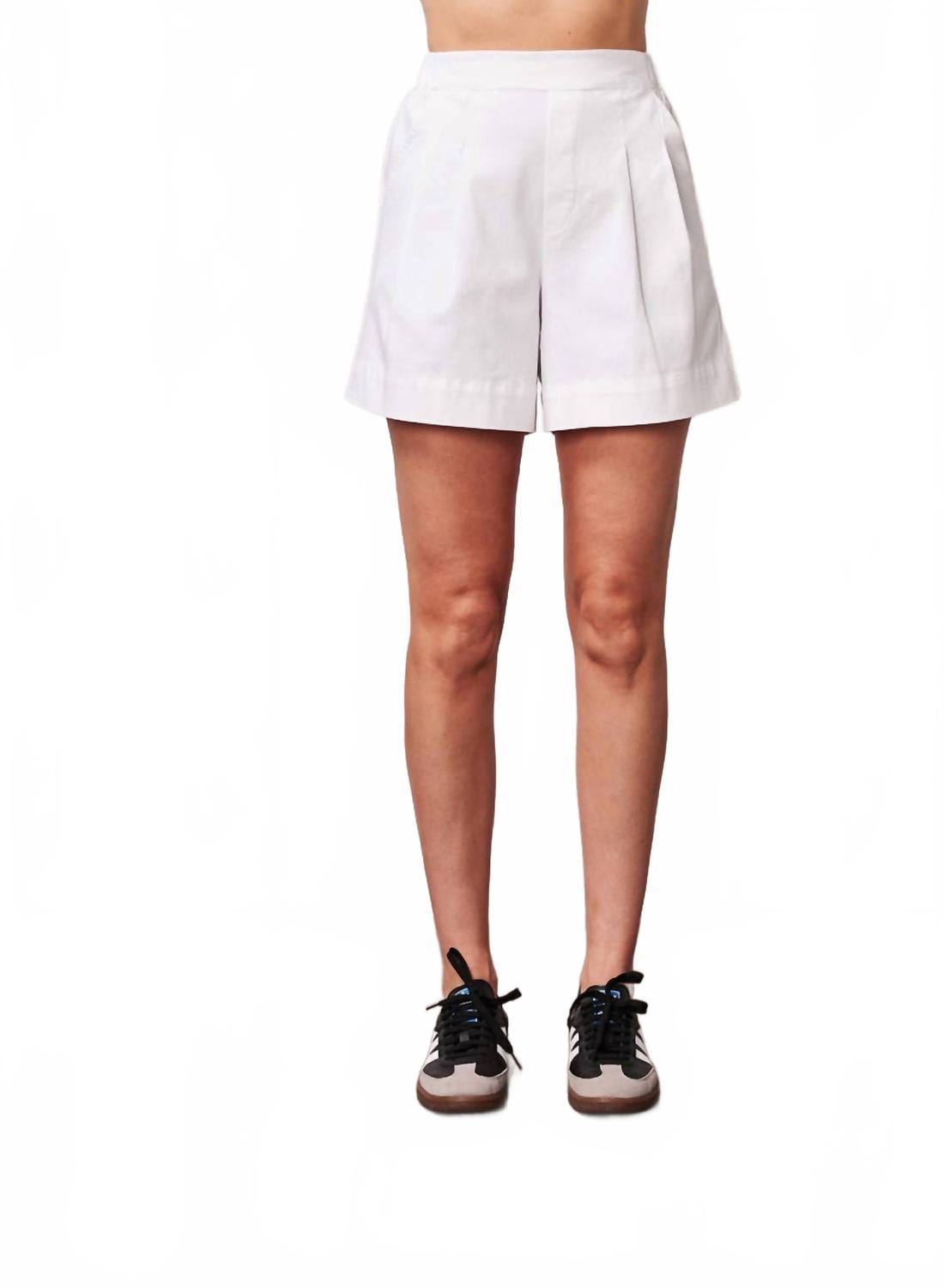 Cava Twill Trouser Short In White