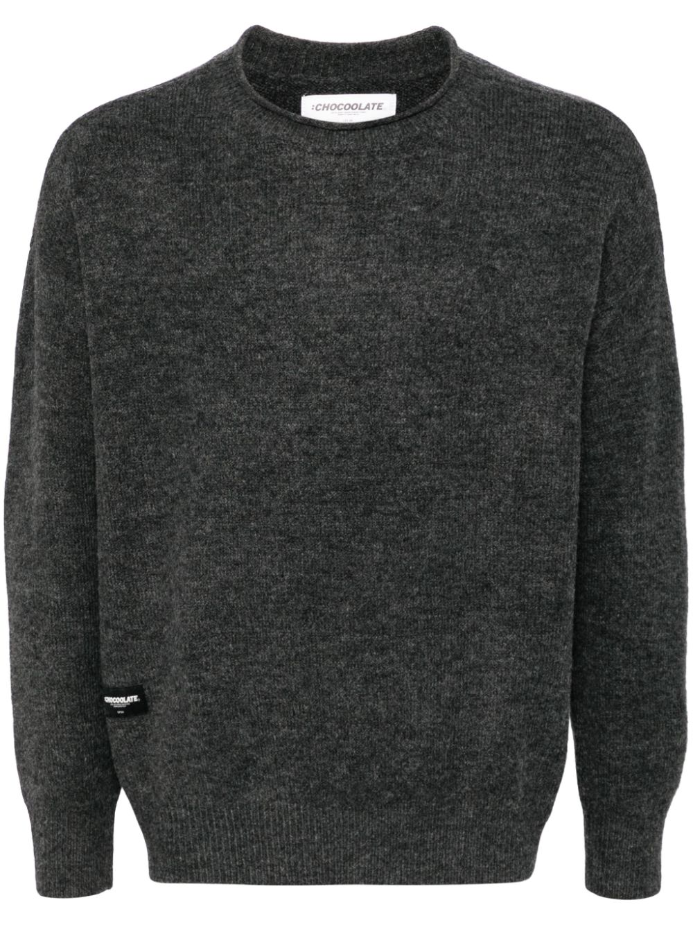 Crew-neck jumper - Grey