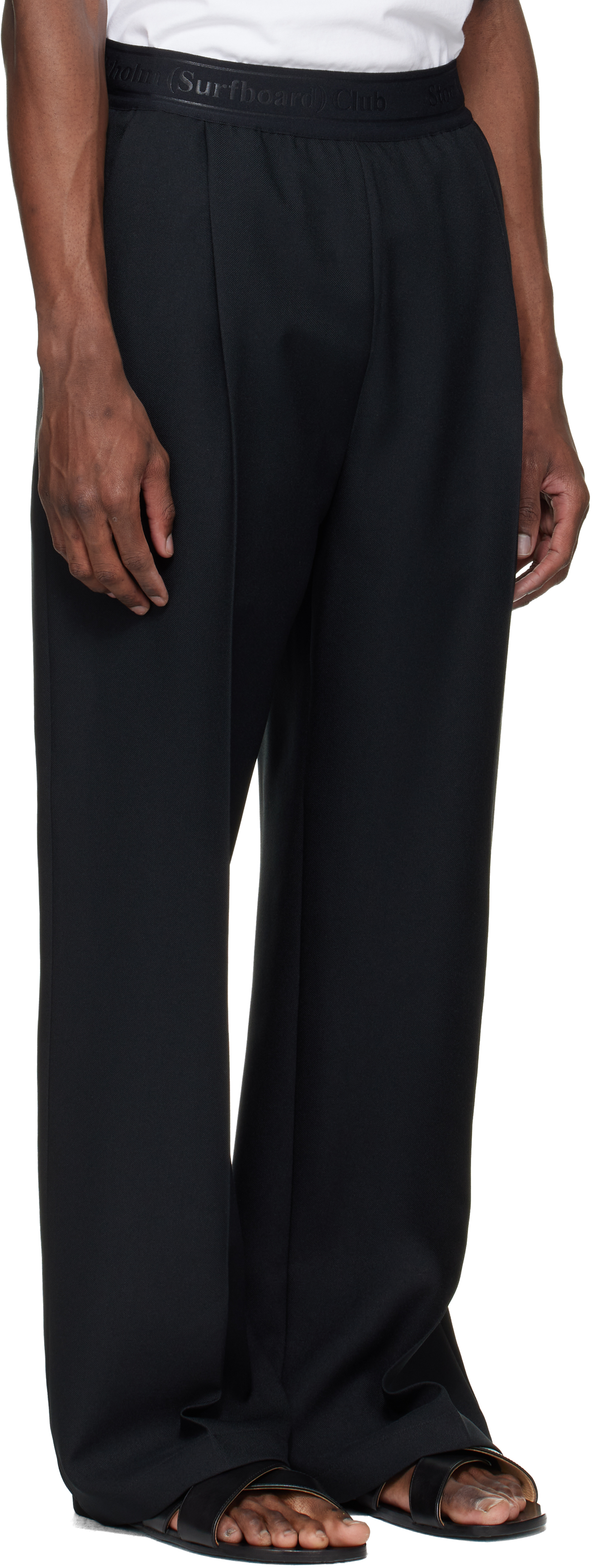 Black Relaxed Fit Trousers