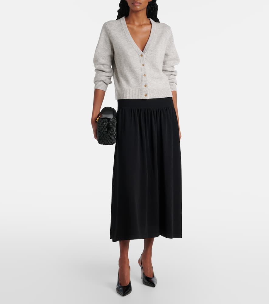 Wool and cashmere cardigan
