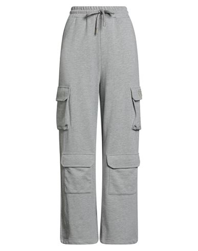 Woman Pants Grey Size S Cotton