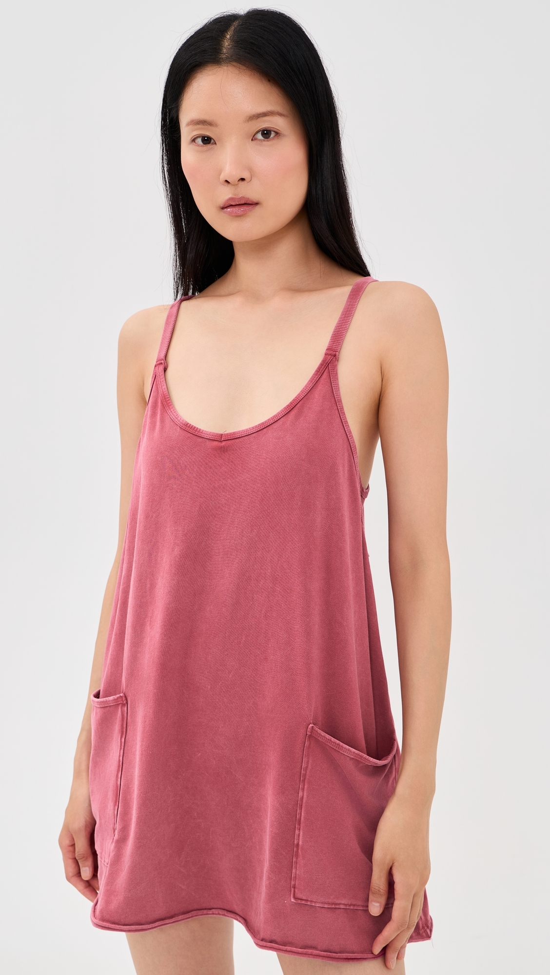 Hot Shot Mini Dress Brick