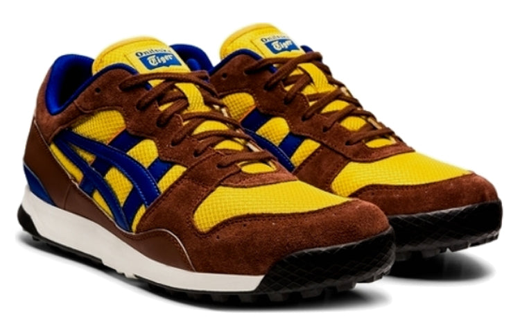 Horizonia Shoes 'Brown Chrome Yellow Prussian Blue'