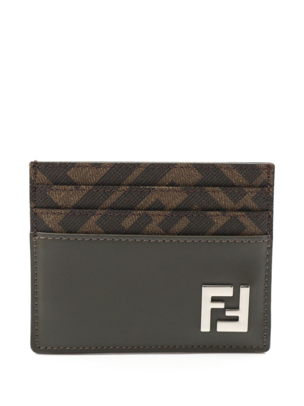 2020s FF-patterned cardholder - Green