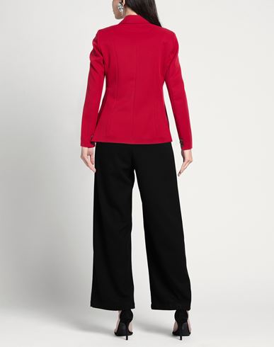 Woman Blazer Red Size 8 Polyester, Elastane