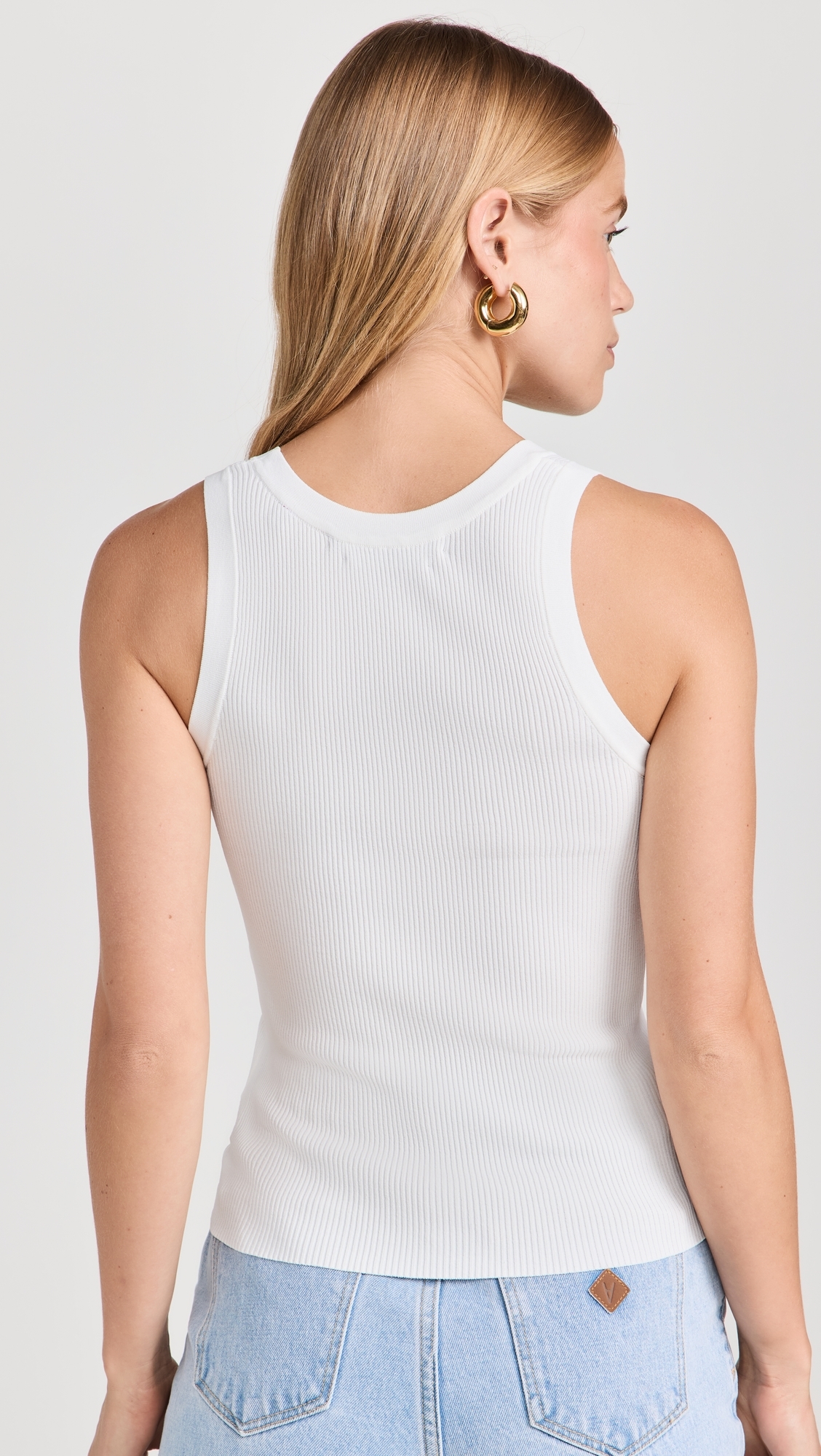 Estefania Tank White