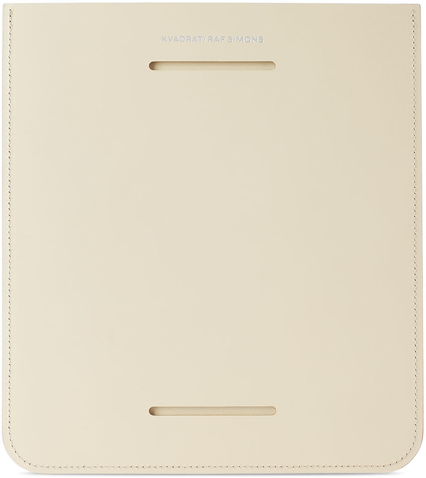 Off White Small Leather Document Case